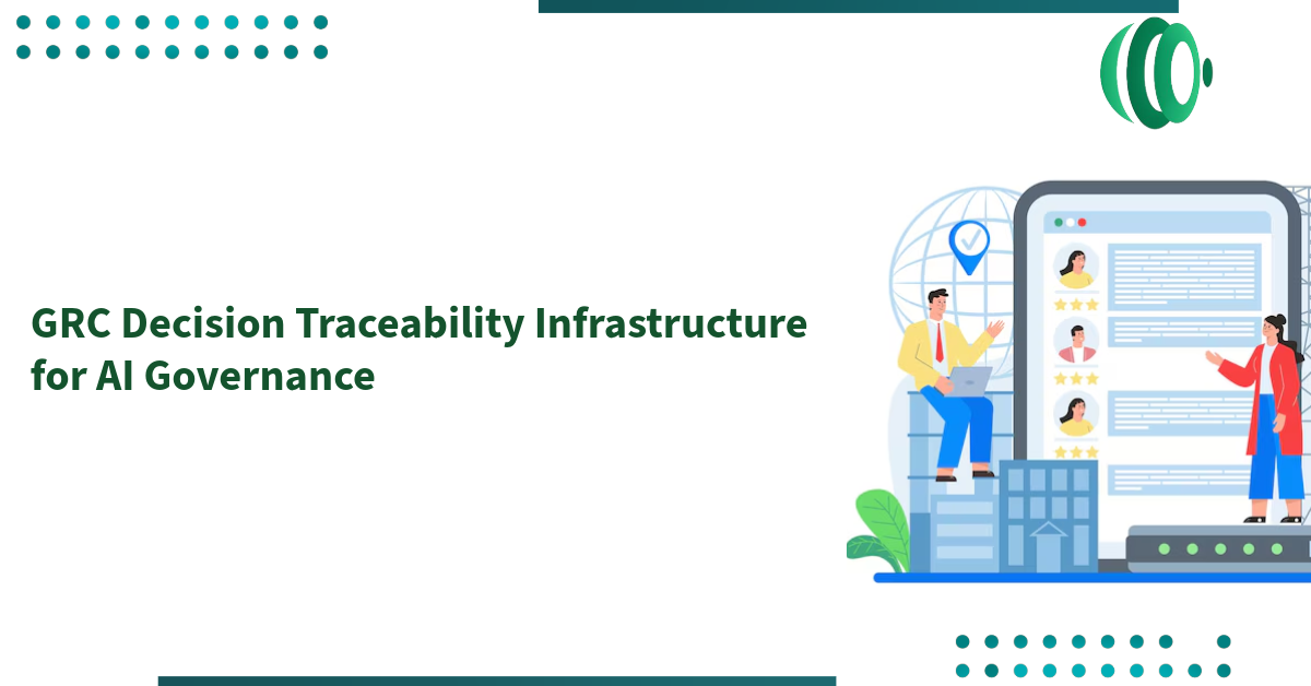 GRC Decision Traceability Infrastructure for AI Governance